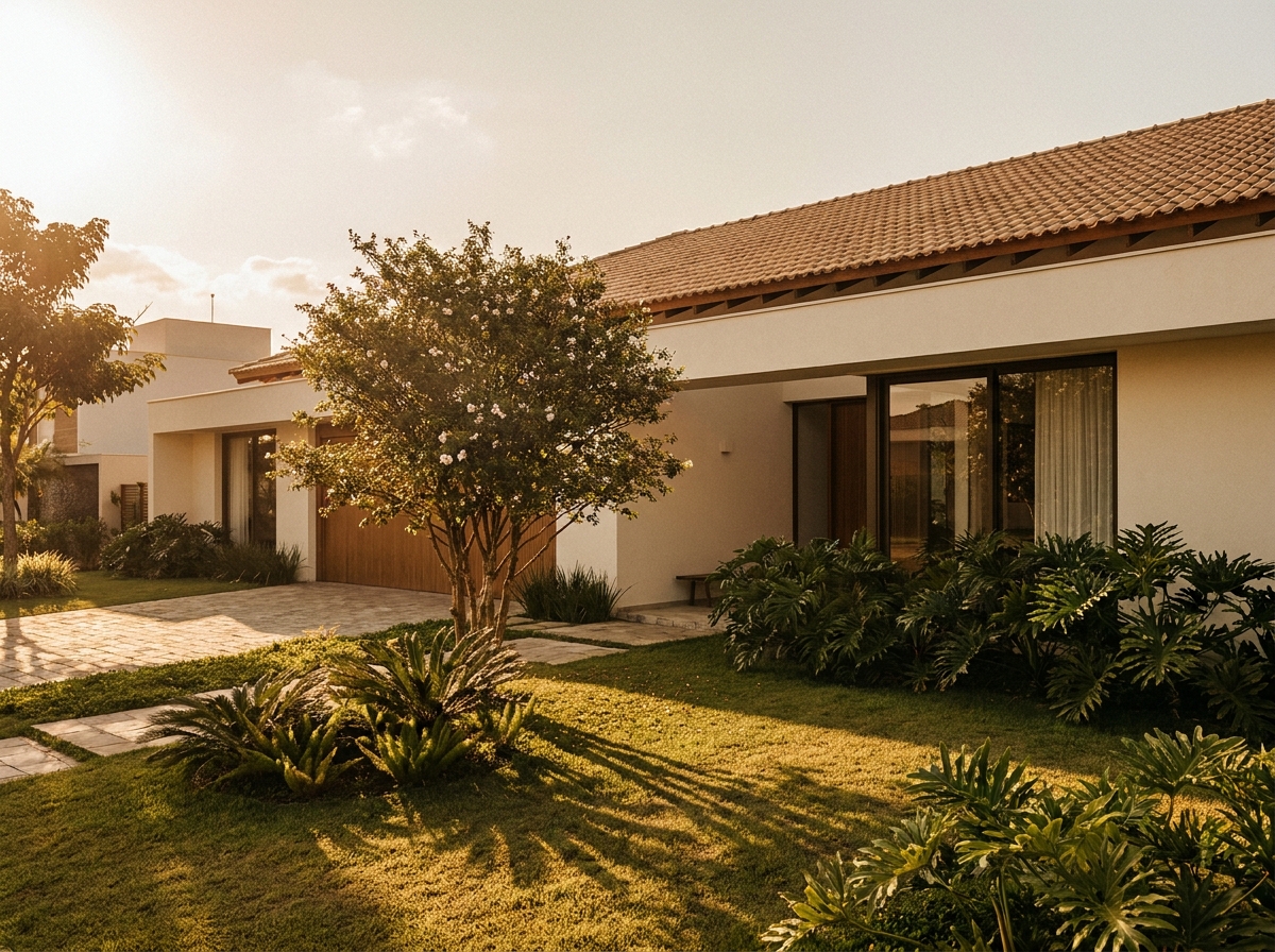 Casa construída no Boulevard como referência de padrão